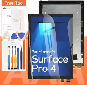 Screen Replacement for Microsoft Surface Pro 4 1724 12.3 inch LCD Display Touch Screen Digitizer Full Assembly 2736x1824