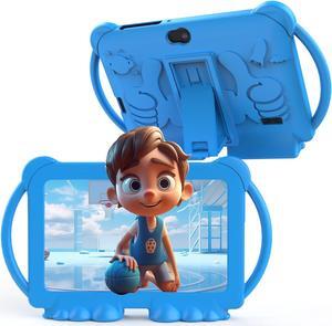 WUIUHOU 7 inch Kids Tablet - Android 12, 32GB ROM, 2+5MP Dual Camera, Shockproof Case, Educational, Games, Parental Control