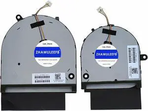 ZHAWULEEFB Replacement New Laptop CPU+GPU Cooling Fan for HP Envy 17M-CG 17M-CG0013DX 17M-CG1013DX TPN-C146 Series L87962-001 L87961-001 EG50040S1-1C210-S9A EG50040S1-1C220-S9A DC5V 2.25W Fan