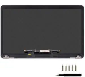 LCDOLED Replacement 13.3 inches 2560x1600 Full LCD Screen Complete Top Assembly for MacBook Pro 13" A1989 Mid 2018 2019 MR9Q2 MR9R2 MR9T2 MR9U2 MR9V2 MV962 MV972 MV982 MV992 MV9A2 (Silver)
