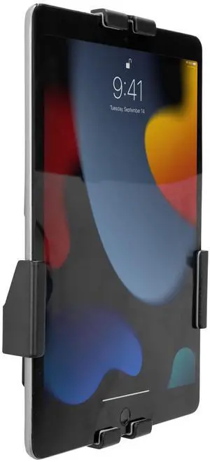 Mount-It! Anti-Theft Tablet Wall Mount | Universal Fit Tablet Kiosk Compatible with 7.9" to 11" Ipad and Samsung Tablets | Wall Mounted Tablet Kiosk, Black