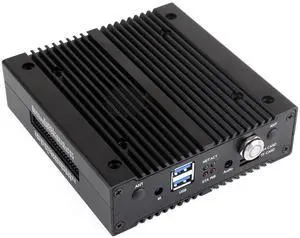 waveshare NAS Multi-Functional Mini-Computer Designed for Raspberry Pi Compute Module 4 (NOT Included), Network Storage, 4G Network, Metal Case