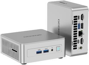 GEEKOM AE8 AI Mini PC, AMD Ryzen 9 8945HS Mini Computers(Up to 5.2GHz), 32GB DDR5 5600MHz RAM 1TB PCIe 4.0 SSD Windows 11 Pro Mini Desktop PC AMD Ryzen AI/Radeon 780M/Quad Display/8K/USB4/WIFI6E/BT5.2