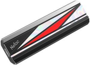 Netac 2TB Extreme Portable SSD External Solid State Drives Up to 2000MB/s Read 1700MB/s Write Speed, USB 3.2 Gen.2 Business Travel Essential Supports Win to Go, ZX20L