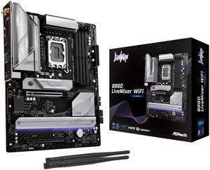 ASRock B860 Live Mixer WiFi 6E Intel Core Ultra DDR5 8666 MHz 256GB M.2 LGA1851 ATX Motherboard Thunderbolt SATA3 6.0 Gb/s PCIe 5.0