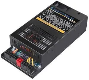 Flex Power Supply 350W Fully Modular Small-1U PSU 110-220V AC with 1x20/24Pin Motherboard Power,2xSATA Interfaces, 2xIDE Fan Power for Rack Mount Case Desktop Server POS AIO System