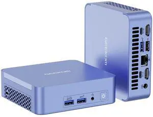 GEEKOM AX8 Pro Ai Mini PC,AMD Ryzen R7-8745HS (8C/16T,up to 4.9GHz) Mini Computers, 32GB DDR5 5600Mhz RAM& 512GB PCIe Gen 4 SSD, Mini Desktop Windows 11 Pro, AMD Radeon 780M /WiFi 6E/BT5.2/2.5G LAN