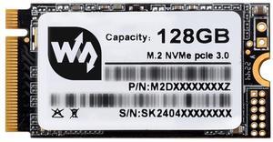 waveshare 128GB Solid State Drive, SK M2 NVME 2242, 3D TLC Flash Memory, High-Speed Reading/Writing, More Reliable & Durable-128GB