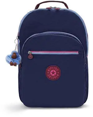 Kipling Women's Seoul 15" Laptop Backpack, Durable, Roomy with Padded Shoulder Straps, Built-In Protective Sleeve