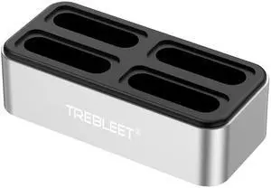 TREBLEET Workflow Station, Professional Card Reader HUB DIY Edition, Modular 4-Bay Reader Docking Station, USB3.2 Gen1 10Gbps