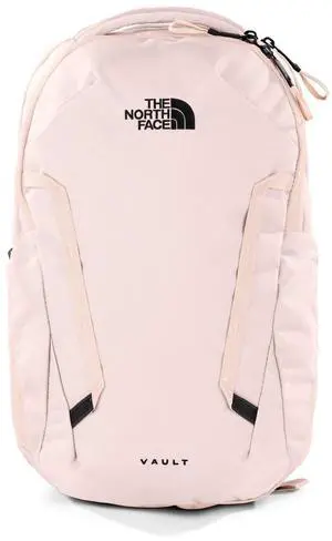 THE NORTH FACE Women's Vault Everyday Laptop Backpack | Commuter Travel Bag with Water-Repellent Finish, Spacious Main Compartment, Pink Salt, One Size