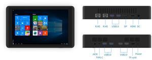 EVRAIN T8 pro Mini PC with 8inch Touch Screen Dual LAN Ports WiFi 6 BT 5.2 N95 Windows11 Pro DDR4 8G RAM 256G HDD DP Port HDMI 4*USB3.0 Type-C