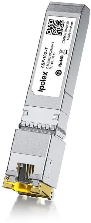 ipolex 2.5/5/10G SFP+ to RJ45 Transceiver, 10GBase-T Module, 10G-T Copper SFP+ CAT6a/CAT7 RJ45 Module, Up to 30m, for Cisco SFP-10G-T-S, Ubiquiti UF-RJ45-10G, Meraki, TP-Link, Netgear and More