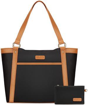 Laptop Tote Bag for Women Large Capacity Work Bags for Women Water-Resistant Womens Briefcase Teacher Bag Computer Bag Fits 15.6 inch Laptop