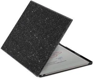 CoBak Case for Remarkable Paper Pro Color Tablet 11.8" 2024 Released- Smart Auto Sleep/Wake Folio Lightweight Protective Cover with Built-in Pen Holder and Nibs Holder (Black Glitter)