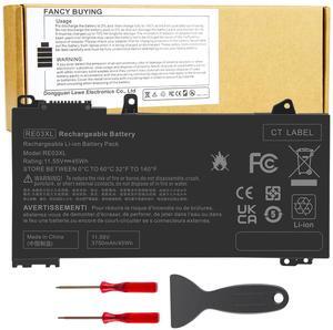 Fancy Buying RE03XL L32656-005 Laptop Battery for HP ProBook 430 440 445 450 455R G6 G7 Series ZHAN 66 Pro 13 14 15 G2 G3 Series L32407-AC1 L32407-2B1 L32407-541 HSTNN-OB1C HSTNN-UB7R HSTNN-DB9A