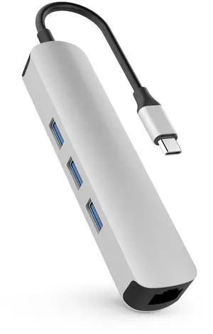 HyperDrive Tube 6-in-1 USB-C Hub - Silver