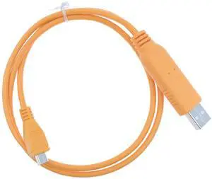 JOUKAYEA FTDI Micro USB Console Cable 3.3V TTL USB Type A to USB Micro-B Console Cable for HP/HPE Aruba Wireless AP JY728A AP-CBL-SERU Orange 80CM