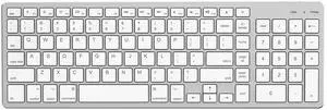 Wireless Bluetooth Keyboard for Apple Mac OS  US QWERTY Layout, Scissor Keys Precise Typing, Rechargeable Battery, Extra-Long Working Time, Compatible with iMac/MacBook Pro/Mac Mini or iPad