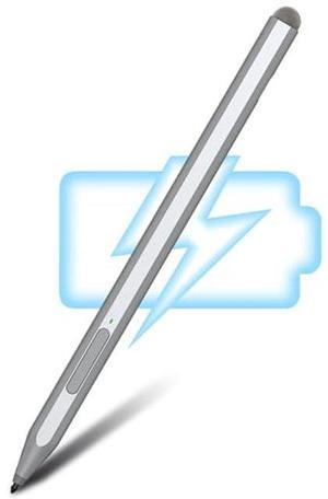 Surface Pen for Microsoft Surface with Palm Rejection and Dual Magnet, Work for Surface Pro X/9/8/7/7+/6/5/4/3, Surface Go 3/Book 3/Laptop 5/Studio 2, Surface Pro Pen for Students & Doers (Silver)