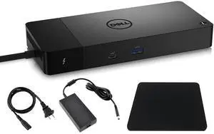 Thunderbolt 4 Dock, WD22TB4 USB C Docking Station Dual Monitor with 180W AC Adapter, HDMI, DisplayPort, USB-A, Ethernet, LAN Port and Mouse Pad Included