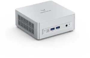 MINISFORUM UM870 Slim Mini PC AMD Ryzen 7 8745H 8C/16T Desktop Computer Barebone Without RAM/SSD/OS, HDMI/DP/USB4 8K@60Hz Output, 1X2.5G RJ45 Port, 4XUSB Port, Dual Band WiFi, AMD Radeon 780M Graphics