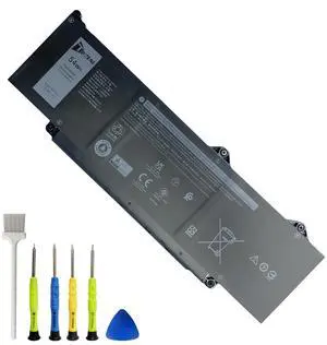 TAVZENL R73TC 54Wh Battery Replacement for Dell Latitude 3540 3440 3340 Latitude 5550 5540 5440 5450 5350 5340 Latitude 5340 2-in-1 Precision3580 3480 Series DR02P GRWKG KDM9P 11.4V 4623