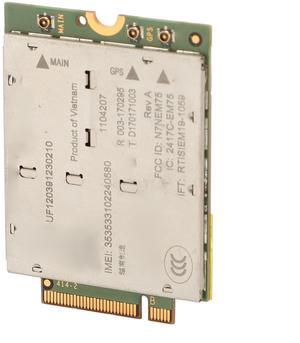 4G Module, EM7565 1104207 PCI Express M.2 Cat 12 4G LTE Network Card, with NGFF M.2 Interface, Global Coverage, 24 LTE Bands