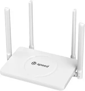 U-SPEED AC1200 WiFi Router Dual Band Wireless Internet Router, Wireless Speed Up to 1.2 Gbps, Gigabit Ethernet Ports, Support Bridge/Repeater Mode, Guest Network, IPV6, EasyMesh, Parental Controls