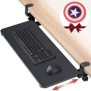 VictMao Extended Gaming Mouse Pad, Thick Large (31.5×15.75×0.12 Inch) Computer Keyboard Mousepad Mouse Mat, Water-Resistant, Non-Slip Base, Durable Stitched Edges, Ideal for Both Gaming