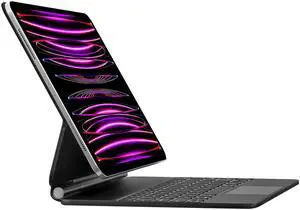 Magic Keyboard Case for iPad Air 13 Inch (M2 2024/ M3 2025) and iPad Pro 12.9 inch (3/4/5/6th Gen), Magnetic Stand Bluetooth iPad Keyboard with Precision Trackpad, Auto Sleep/Wake, Backlit Keys