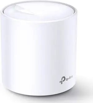 TP-Link Deco WiFi 6 Mesh WiFi System(Deco X20) - Covers up to 2200 Sq.Ft, Replaces Wireless Internet Routers and Extenders, 1-Pack, White