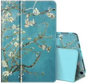 Fintie Folio Case for All-New Amazon Fire HD 10 and 10 Plus Tablet (13th/11th Generation, 2023/2021 Release) - Slim Fit Standing Cover with Auto Sleep/Wake, Blossom