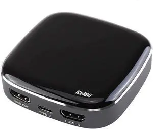 KuWFi Video Game Capture Card Switch 4K 1080P 60FPS HDMI to USB C Capture Card for All HDMI Devices Such as Streaming Work with OBS/Camera/PS4/PC