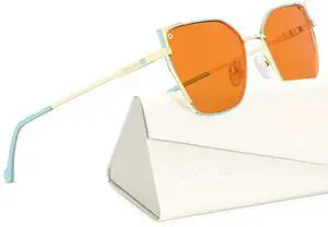 ANYLUV Blue-Light-Glasses Women Blue-Light Blocking-Glasses: Womens Bluelight Glasses Computer Screen Blocker Eyes Protection