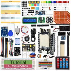 FREENOVE Ultimate Starter Kit for ESP8266 (Included), 32-bit 160 MHz Mini Microcontroller, Onboard Wi-Fi, Python C Java, 715-Page Detailed Tutorial, 218 Items, 109 Projects