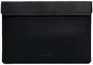 Black Leather Sleeves 13" Made for MacBook Air 13 inch Leather Case - Carrying Protective Cases Compatible with MacBook 13" Air/Pro M1 M2 M3 M4 MAC MAX PRO A2338 A2681 3113 A3240 A2337, Black