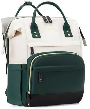 LOVEVOOK Laptop Backpack for Women, 15.6 Inch Work Business Backpacks Purse With Large Capacity, Waterproof Nurse Bag College Bookbag for School, Waterproof Casual Daypack for Travel