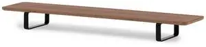 Oakywood Dual Monitor Stand - Handmade in EU - Natural Wood Monitor Stand Riser - Laptop Accessories  220 lbs (100 kg) Capacity - 41.3"x9" (105x23 cm)  100% Natural Walnut Veneer
