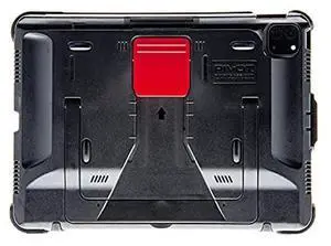 PIVOT A20A Atlas Robust Tablet Case - Fits iPad Air 4th gen & iPad Pro 11 in (1st - 3rd gen) - 360 Degree Protection - for Professional Pilots, General Aviation - Black/RED