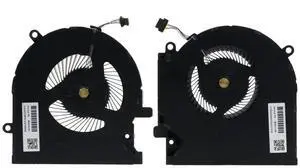 Replacement CPU+GPU Cooling Fan for HP OMEN 15-EK M04215-001 M04216-001 ND8CC02-19J22 M04217-001 ND85C27-19J25 ND85C27-19J22 DC12V