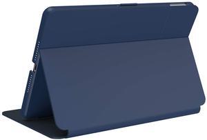 Speck Balance Folio Case for iPad 10.2 Inch (2019-2021) - Drop & Camera Protection, Slim Multi Range Stand, Apple Pencil Holder - Coastal Blue/Charcoal Grey