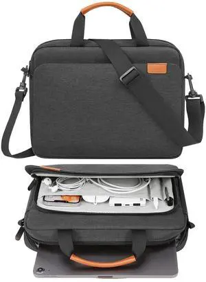 MoKo 9-11 Inch Tablet Sleeve Case, Protective Handle Shoulder Bag Fits 11inch iPad Air M3, iPad A16 2025, iPadPro M4/Air 5/4th 10.9, iPad10/9/8/7th 10.2, Tab S8/S9 11, Black & Gray