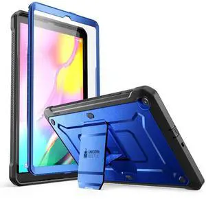 SUPCASE for Galaxy Tab A 10.1 Case with Screen Protector (Unicorn Beetle Pro), [Built-in Stand] Full-Body Rugged Heavy Duty Protective Tablet Cover for Samsung Galaxy Tab A 10.1 (2019), DarkBlue