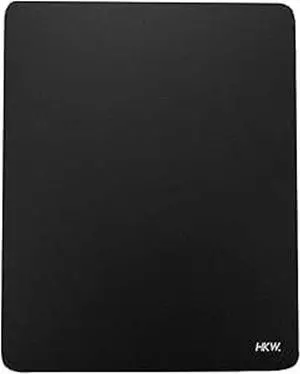 HKW Glass Gaming Mouse Pad Ultra Smooth, Hard Surface, Fast & Precision Tracking for FPS & Esports(250x200x4mm) Non-Slip Base, Durable & Scratch Resistant (Black)