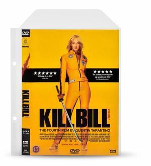 DJOIS by Tarifold - DVD Sleeves - DVD Storage & Protection - 120 Micron Orange Peel Polypropylene - 100 Unit Capacity - Space for Cover - Closing Flap - 2-Ring Binder Compatible - Made in Denmark