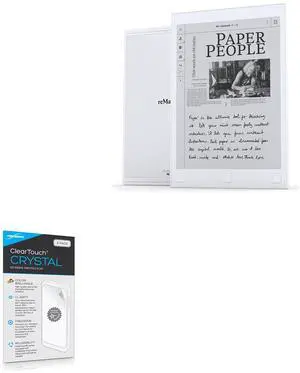 BoxWave Screen Protector Compatible with Remarkable Paper Tablet (1st Gen) - ClearTouch Crystal (2-Pack), HD Film Skin - Shields from Scratches