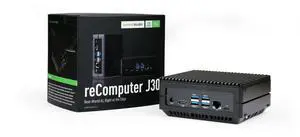 seeed studio NVIDIA Jetson Orin Nano 4GB Edge AI Device (Support Super Mode - reComputer J3010, 4xUSB 3.2, M.2 Key E & Key M Slot, pre-Built Jetpack 5.1.1(Super with JP6.2)
