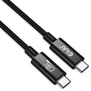 Club 3D CAC-1575 USB4 Gen3x2 Type C to Type C Bi-Directional Cable with 240W Charging, 20Gbps Data Transmission and Supports 4K60Hz Video 2m - 6.56ft