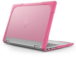 Batianda Protective Case for 14" HP Envy X360 2-in-1 2K Touch-Screen Laptop 2024 Release- Shockproof Design Matte Finish Durable Cover with TPU Edges Scratch-Resistant Stylish, Pink